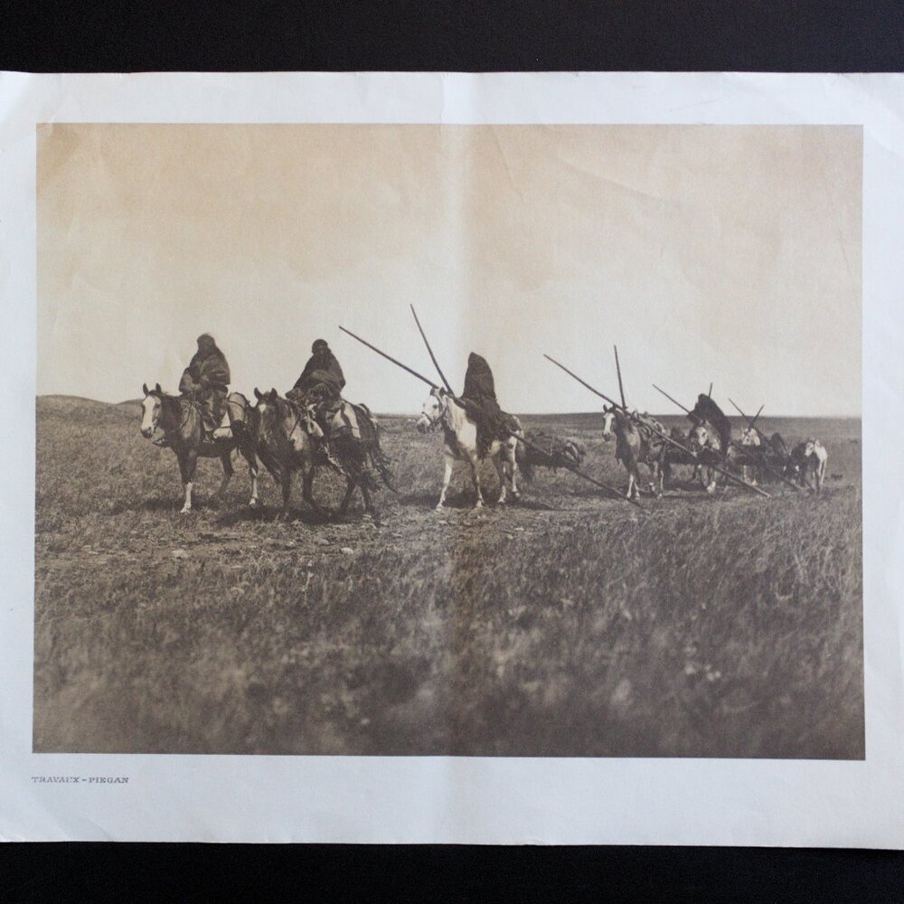 TRAVAUX-PIEGAN #2 Edward Sheriff Curtis Print